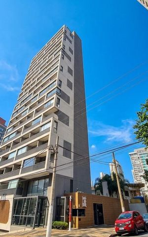 Studio à venda com 22m², 1 quarto e sem vagaFachada 
