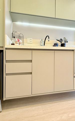Studio à venda com 22m², 1 quarto e sem vagaCozinha 