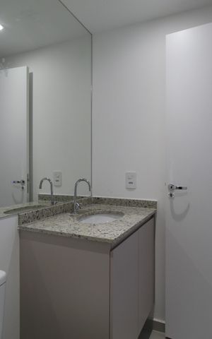 Apartamento para alugar com 25m², 1 quarto e sem vagaBanheiro da Suíte