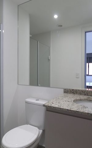Apartamento para alugar com 25m², 1 quarto e sem vagaBanheiro da Suíte