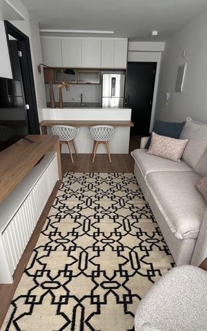 Apartamento para alugar com 39m², 1 quarto e 1 vaga Apartamento para alugar com 39m², 1 quarto e 1 vagaSala