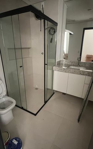 Apartamento para alugar com 39m², 1 quarto e 1 vaga Apartamento para alugar com 39m², 1 quarto e 1 vagaBanheiro