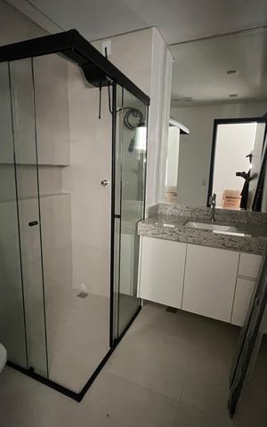 Apartamento para alugar com 39m², 1 quarto e 1 vaga Apartamento para alugar com 39m², 1 quarto e 1 vagaBanheiro