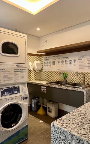 Studio para alugar com 33m², 1 quarto e 1 vaga Studio para alugar com 33m², 1 quarto e 1 vagaLavanderia