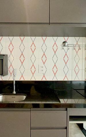 Studio para alugar com 33m², 1 quarto e 1 vaga Studio para alugar com 33m², 1 quarto e 1 vagaCozinha