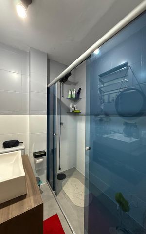 Apartamento à venda com 48m², 2 quartos e sem vaga Apartamento à venda com 48m², 2 quartos e sem vagaBanheiro