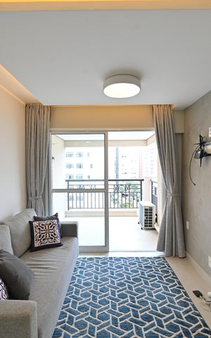 Apartamento para alugar com 76m², 2 quartos e 2 vagasSala