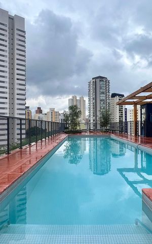 Studio à venda com 28m², 1 quarto e sem vaga Studio à venda com 28m², 1 quarto e sem vagaPiscina