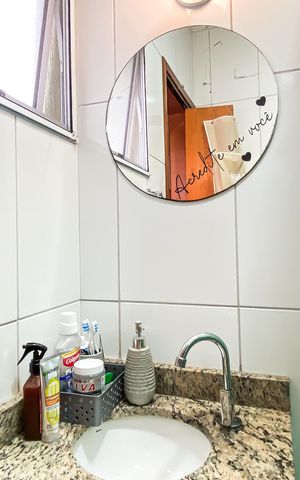 Casa de condomínio à venda com 74m², 2 quartos e 1 vaga Casa de condomínio à venda com 74m², 2 quartos e 1 vagaBanheiro da Suíte 2