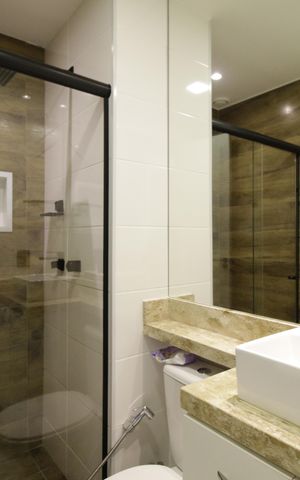 Apartamento à venda com 55m², 2 quartos e 1 vagaBanheiro social