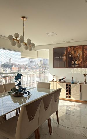 Apartamento à venda com 119m², 3 quartos e 2 vagas Apartamento à venda com 119m², 3 quartos e 2 vagasSacada