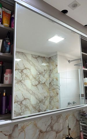 Apartamento à venda com 119m², 3 quartos e 2 vagas Apartamento à venda com 119m², 3 quartos e 2 vagasBanheiro da Suíte