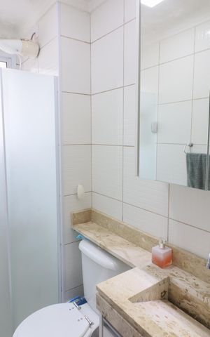 Apartamento à venda com 57m², 2 quartos e 1 vagaBanheiro