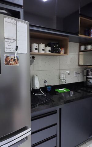 Apartamento à venda com 57m², 2 quartos e 1 vagaCozinha e Área de Serviço