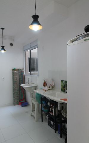 Apartamento para alugar com 69m², 2 quartos e 1 vagaCozinha e Área de Serviço
