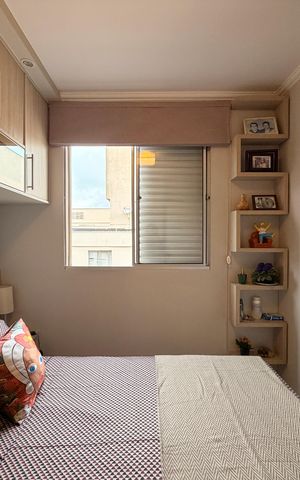 Apartamento à venda com 50m², 2 quartos e 1 vagaQuarto 1