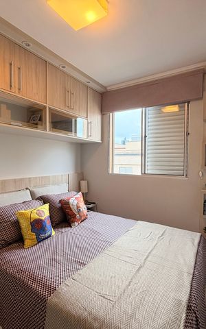 Apartamento à venda com 50m², 2 quartos e 1 vagaQuarto 1