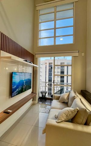 Apartamento para alugar com 66m², 1 quarto e 1 vaga Apartamento para alugar com 66m², 1 quarto e 1 vagaSala