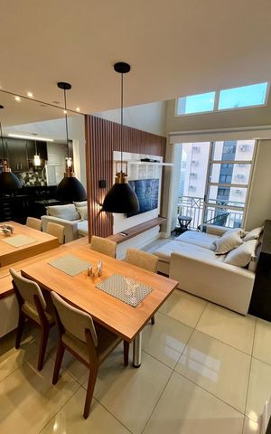 Apartamento para alugar com 66m², 1 quarto e 1 vaga Apartamento para alugar com 66m², 1 quarto e 1 vagaSala