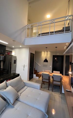 Apartamento para alugar com 66m², 1 quarto e 1 vaga Apartamento para alugar com 66m², 1 quarto e 1 vagaSala