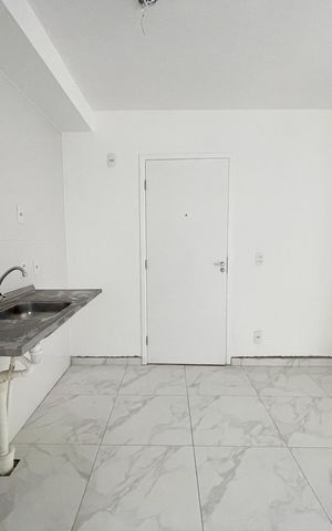 Apartamento para alugar com 38m², 1 quarto e sem vaga Apartamento para alugar com 38m², 1 quarto e sem vagaCozinha e Área de Serviço