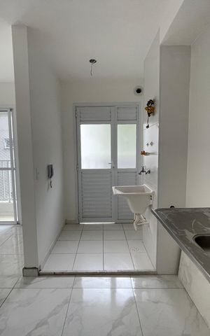 Apartamento para alugar com 38m², 1 quarto e sem vaga Apartamento para alugar com 38m², 1 quarto e sem vagaCozinha e Área de Serviço