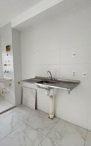 Apartamento para alugar com 38m², 1 quarto e sem vaga Apartamento para alugar com 38m², 1 quarto e sem vagaCozinha e Área de Serviço