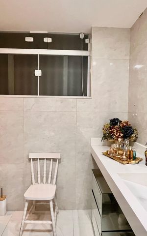 Apartamento para alugar com 140m², 3 quartos e 2 vagasBanheiro 