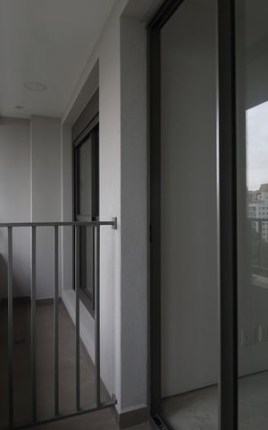Apartamento à venda com 33m², 1 quarto e sem vagaVaranda