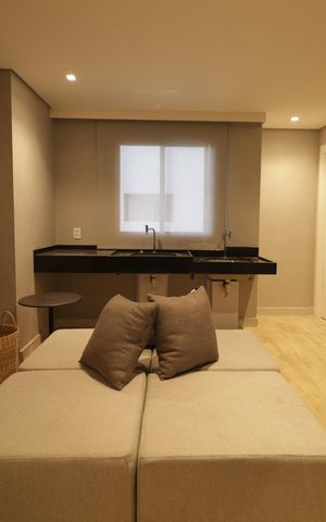Apartamento para alugar com 24m², 1 quarto e sem vagaLavanderia