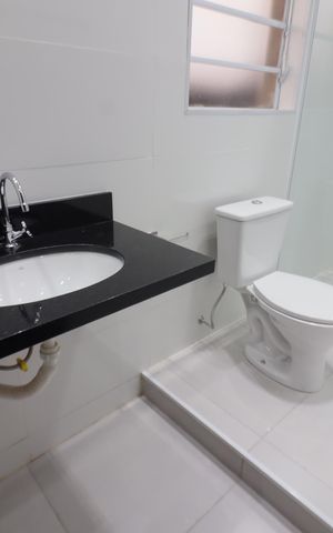 Casa para alugar com 130m², 3 quartos e 2 vagasBanheiro da Suíte 1
