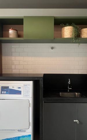 Studio à venda com 26m², 1 quarto e sem vaga Studio à venda com 26m², 1 quarto e sem vagaLavanderia