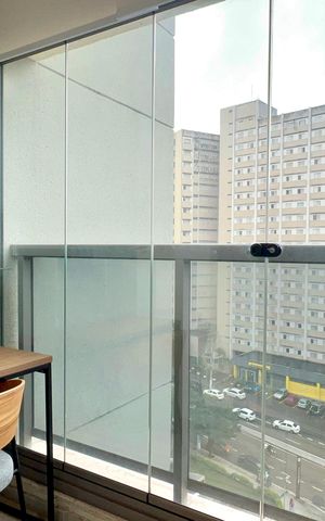 Studio à venda com 26m², 1 quarto e sem vaga Studio à venda com 26m², 1 quarto e sem vagaVaranda