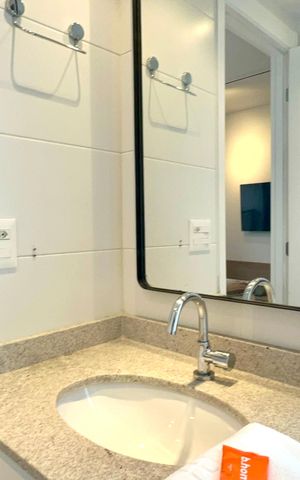 Studio à venda com 26m², 1 quarto e sem vaga Studio à venda com 26m², 1 quarto e sem vagaBanheiro