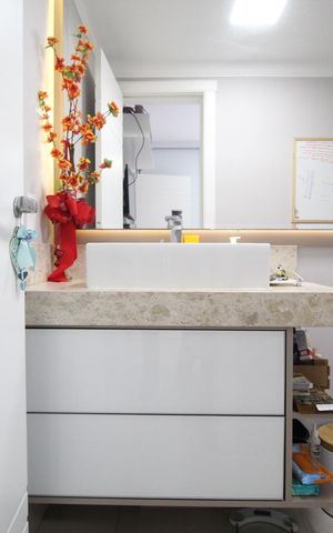 Apartamento para alugar com 147m², 3 quartos e 2 vagasBanheiro da Suíte 3