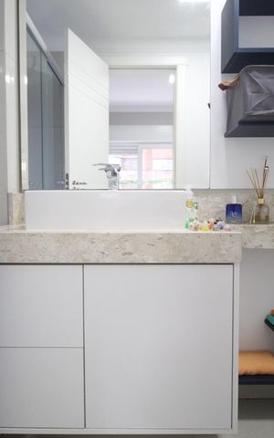 Apartamento para alugar com 147m², 3 quartos e 2 vagasBanheiro da Suíte 1