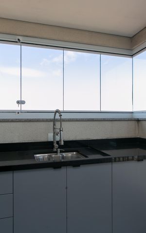 Apartamento à venda com 100m², 3 quartos e 2 vagas Apartamento à venda com 100m², 3 quartos e 2 vagasVaranda gourmet