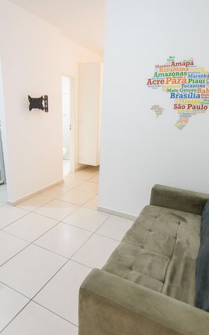 Apartamento para alugar com 27m², 1 quarto e 1 vaga Apartamento para alugar com 27m², 1 quarto e 1 vagaSala