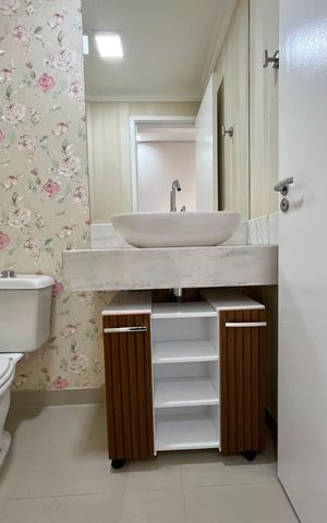 Apartamento à venda com 87m², 3 quartos e 2 vagasLavabo