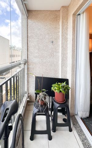 Apartamento à venda com 56m², 2 quartos e 1 vaga Apartamento à venda com 56m², 2 quartos e 1 vagaSacada