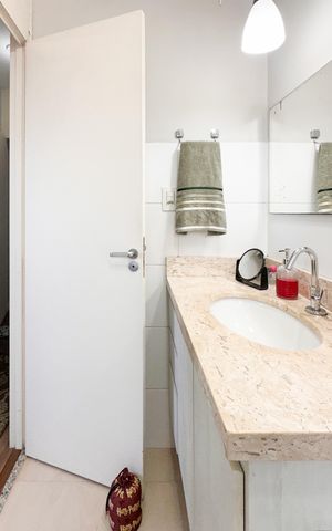 Apartamento à venda com 56m², 2 quartos e 1 vaga Apartamento à venda com 56m², 2 quartos e 1 vagaBanheiro da Suíte
