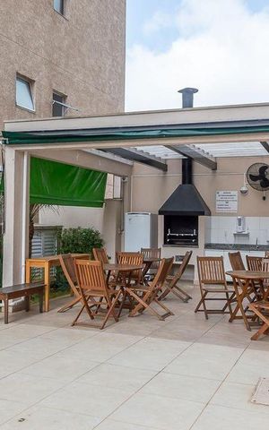 Apartamento à venda com 56m², 2 quartos e 1 vaga Apartamento à venda com 56m², 2 quartos e 1 vagaÁrea comum - Churrasqueira
