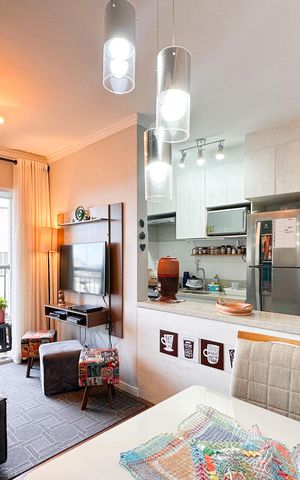 Apartamento à venda com 56m², 2 quartos e 1 vaga Apartamento à venda com 56m², 2 quartos e 1 vagaSala