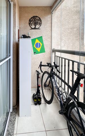 Apartamento à venda com 56m², 2 quartos e 1 vaga Apartamento à venda com 56m², 2 quartos e 1 vagaSacada