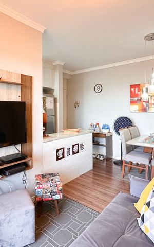 Apartamento à venda com 56m², 2 quartos e 1 vaga Apartamento à venda com 56m², 2 quartos e 1 vagaSala
