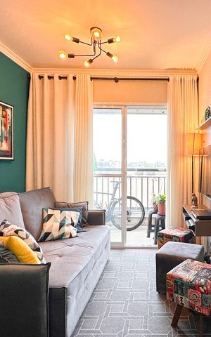 Apartamento à venda com 56m², 2 quartos e 1 vaga Apartamento à venda com 56m², 2 quartos e 1 vagaSala