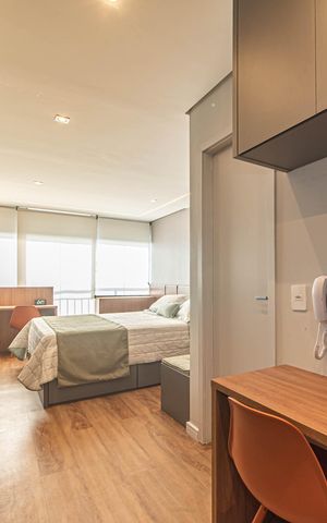 Studio à venda com 25m², 1 quarto e sem vaga
