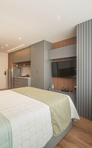 Studio à venda com 25m², 1 quarto e sem vaga