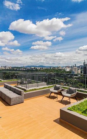 Studio à venda com 25m², 1 quarto e sem vaga