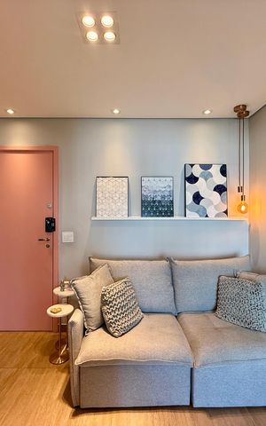 Apartamento à venda com 45m², 1 quarto e 1 vaga Apartamento à venda com 45m², 1 quarto e 1 vagaSala